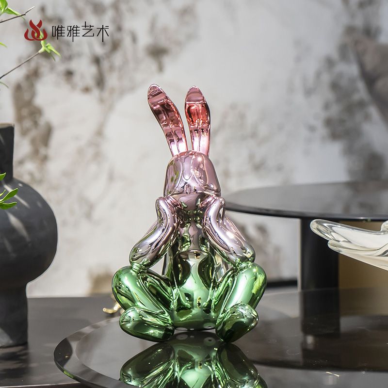 Mr. Rabbit - Thinking Rabbit - Electroplating (6)